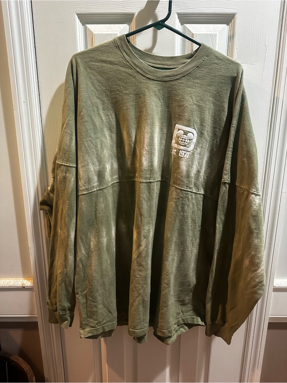 Walt Disney World Spirit Jersey Green Tie Dye XXL